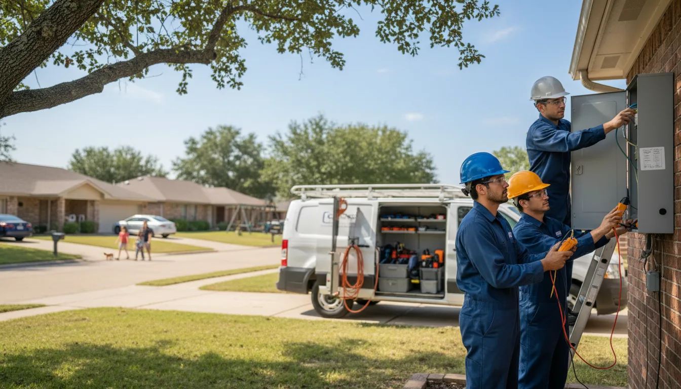 Certified electrician providing emergency electrical services in Lorimor, IA